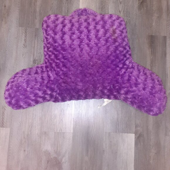 Purple/White Aztec Design Body Pillow & Purple Plush Poodle Bed Rest Pillow - Picture 3 of 13